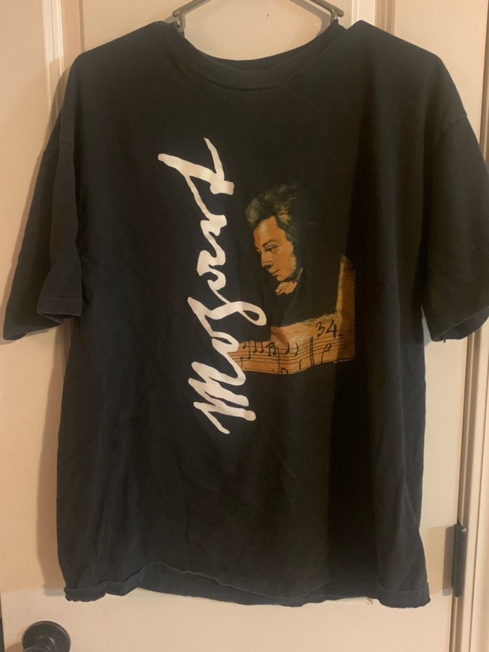 Black Mozart Graphic Tee - Men's Casual Shirt